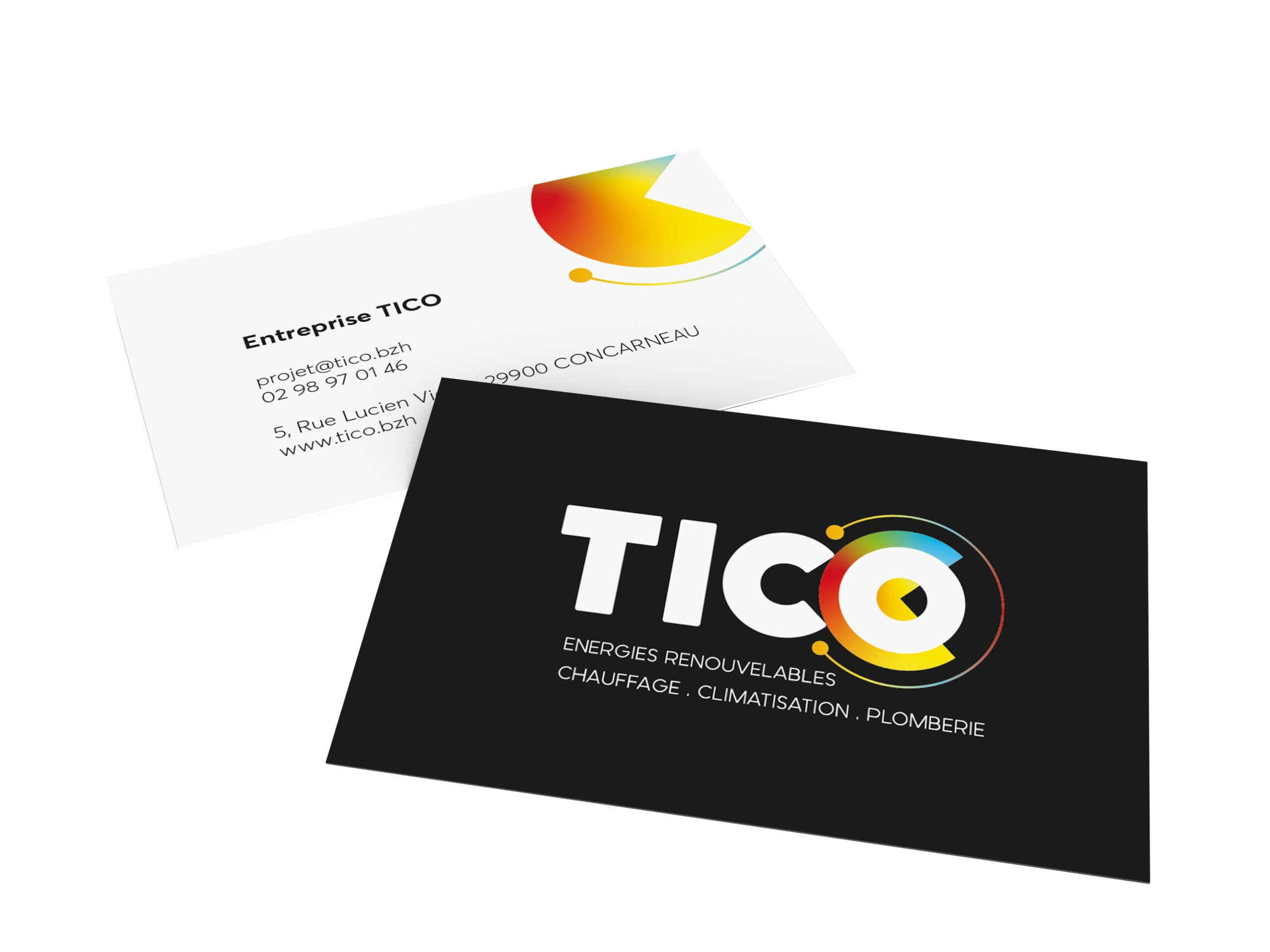 Tico : Identité visuelle, support imprimé, site web