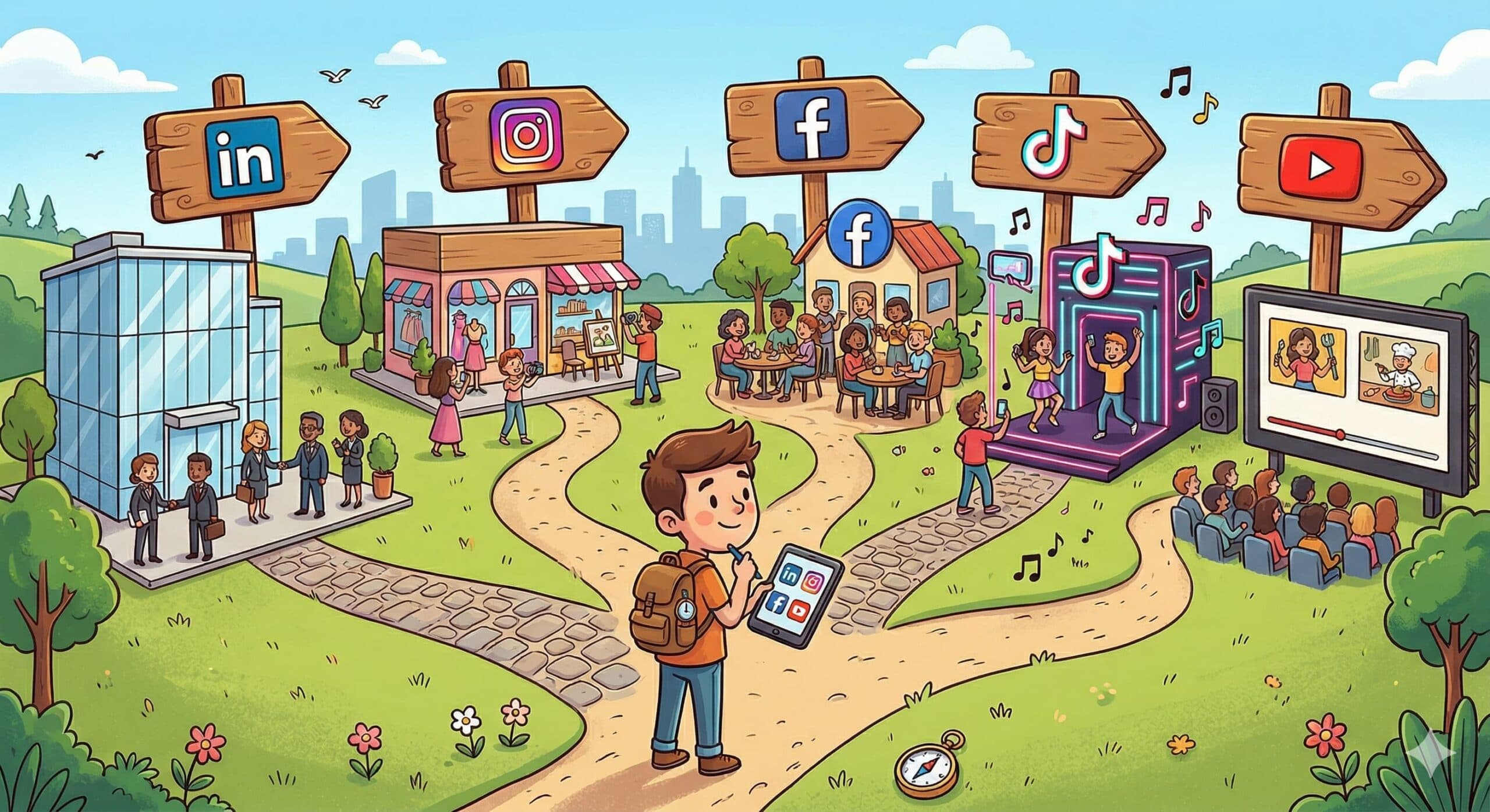 Instagram, LinkedIn, Facebook : sur quel réseau social votre entreprise doit-elle vraiment être présente ?