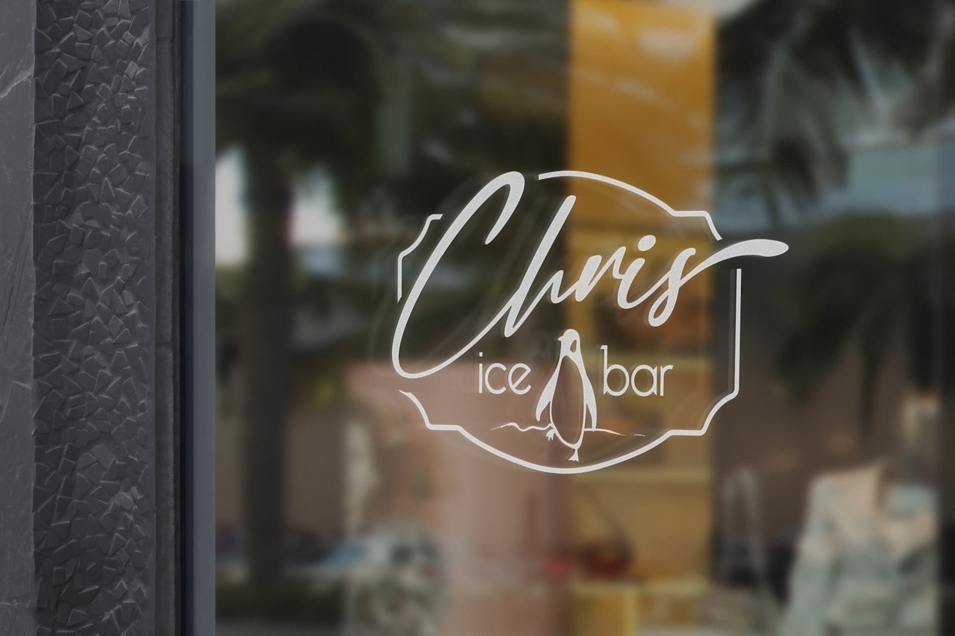 Chris Ice Bar mock-up
