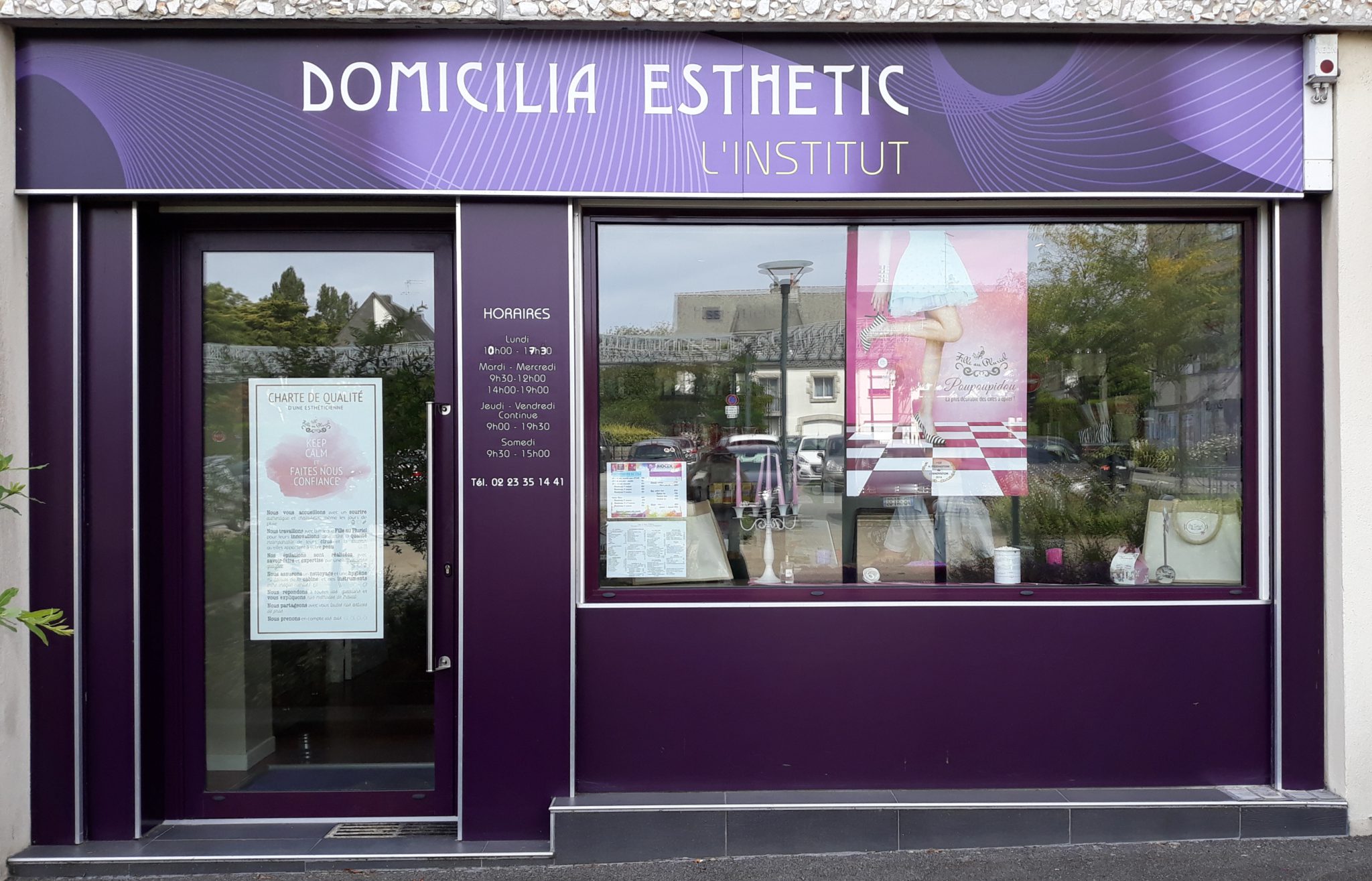 Domicilia esthétique devanture