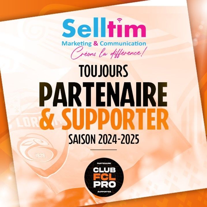 SELLTIM MARKETING ET COMMUNICATION partenaire FC Lorient