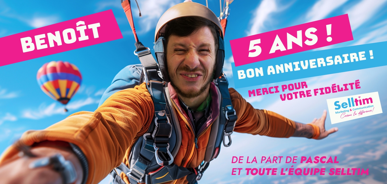 5 ANS DE BENOÎT CHEZ SELLTIM